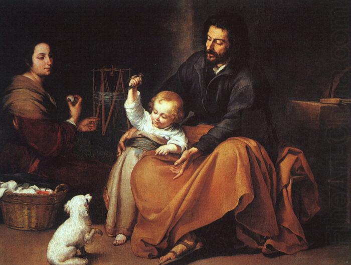 The Holy Family  dfffg, Bartolome Esteban Murillo